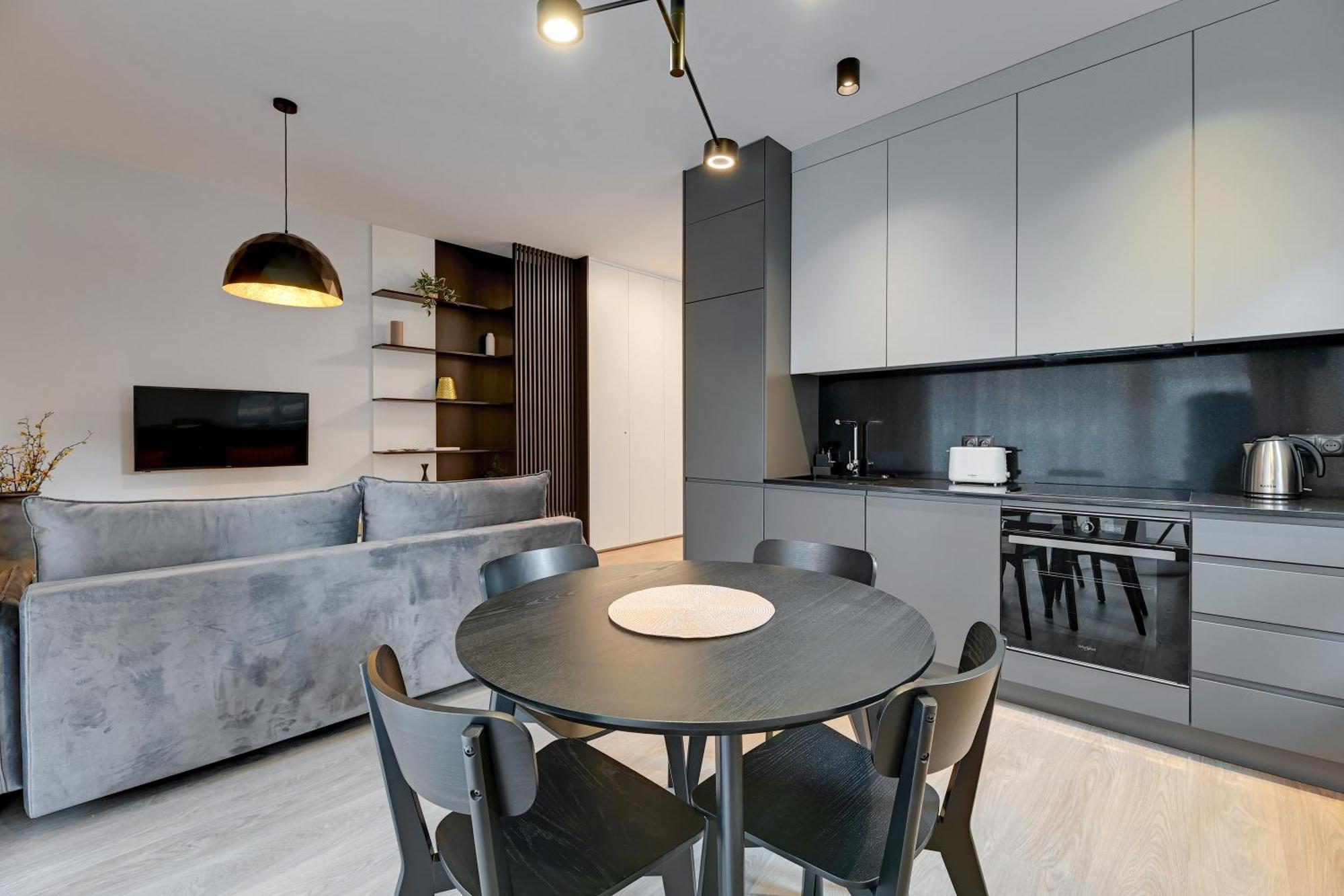 Scala 60D City Center Apartments With Parking By Lion Apartments 格但斯克 外观 照片