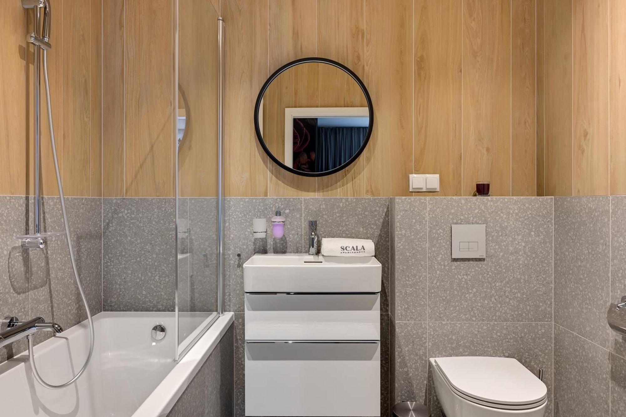 Scala 60D City Center Apartments With Parking By Lion Apartments 格但斯克 外观 照片